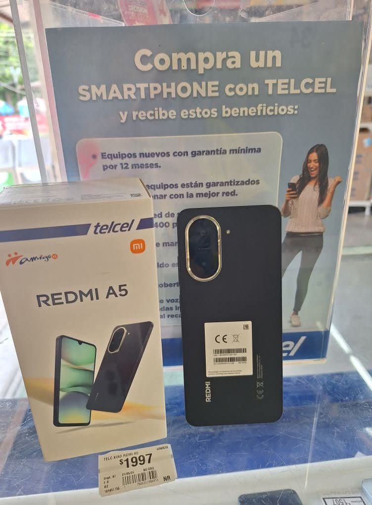 Celular Redmi Note 14 en color negro